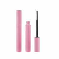 HUIHO Tube de mascara en plastique rose vide personnalisé avec brosse à cils bouteille contenant pour cosmétiques liquides
