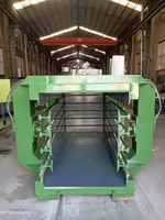 Presse à balles hydraulique horizontale entièrement automatique pour papier, carton et bouteilles en plastique