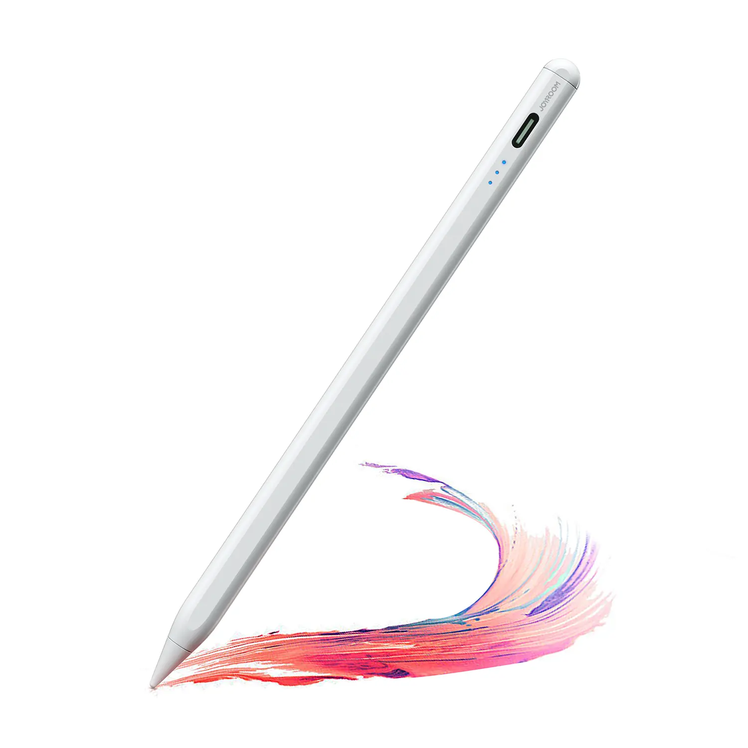 JOYROOM สากลสีขาวแท็บเล็ตที่ใช้งาน Capacitive สมาร์ทความดันสัมผัสปากกาดินสอ Stylus สําหรับ Ios Android Windows