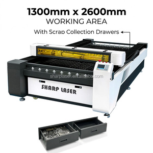 Machine de découpe laser CO2 Jinan 150 W 4x8 pi 1325 pour bois, pierre et caoutchouc avec prise en charge AI/PLT, refroidie par eau - Product Image 1