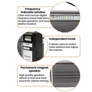 Altavoz de Alta Calidad con Sonido Potente BAIJIALI BJL-667 <span class=keywords><strong>Radio</strong></span> Multibanda FM AM SW <span class=keywords><strong>Radio</strong></span> Portátil con Perilla Independiente - Product Image 5
