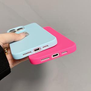 Best-seller <span class=keywords><strong>coque</strong></span> de téléphone TPU souple couleur bonbon ultra mince pour <span class=keywords><strong>iPhone</strong></span> 16 et 15 - Product Image 4