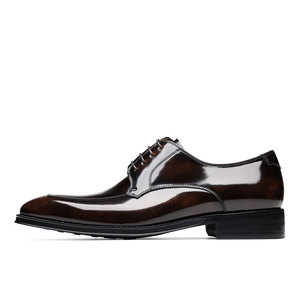 Mocassins en cuir de vachette souple avec détails perforés, design léger, soutien de la voûte plantaire, respirants, chaussures de ville quotidiennes - Product Image 6
