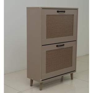 Étagère à chaussures à 2 niveaux, stable, spacieuse, organiseur de rangement, accès facile, capacité de 12 paires, entrée - Product Image 5