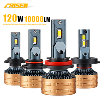 Ampoule de phare LED 120W H7 H1 H4 9005, kit de conversion de remplacement d'ampoules halogènes pour voiture