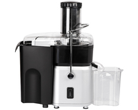 Extracteur de jus électrique en plastique et acier inoxydable sans BPA, pour des jus délicieux et sains, avec moteur brossé, recharge USB, version anglaise.