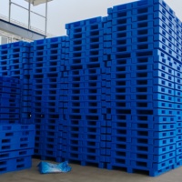 Palettes en plastique empilables robustes en gros, recyclables, pour la logistique, Euro-palette 1200x800mm à vendre