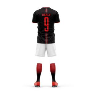 Conjunto de Fútbol Personalizado con Camiseta de Manga Corta para Hombre, Uniforme de Club en Blanco para Equipo de Fútbol - Product Image 2