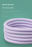 Câble de données USB-C / USB / Micro-USB en silicone à charge rapide, protection intégrée, vente en gros d'usine pour iPhone