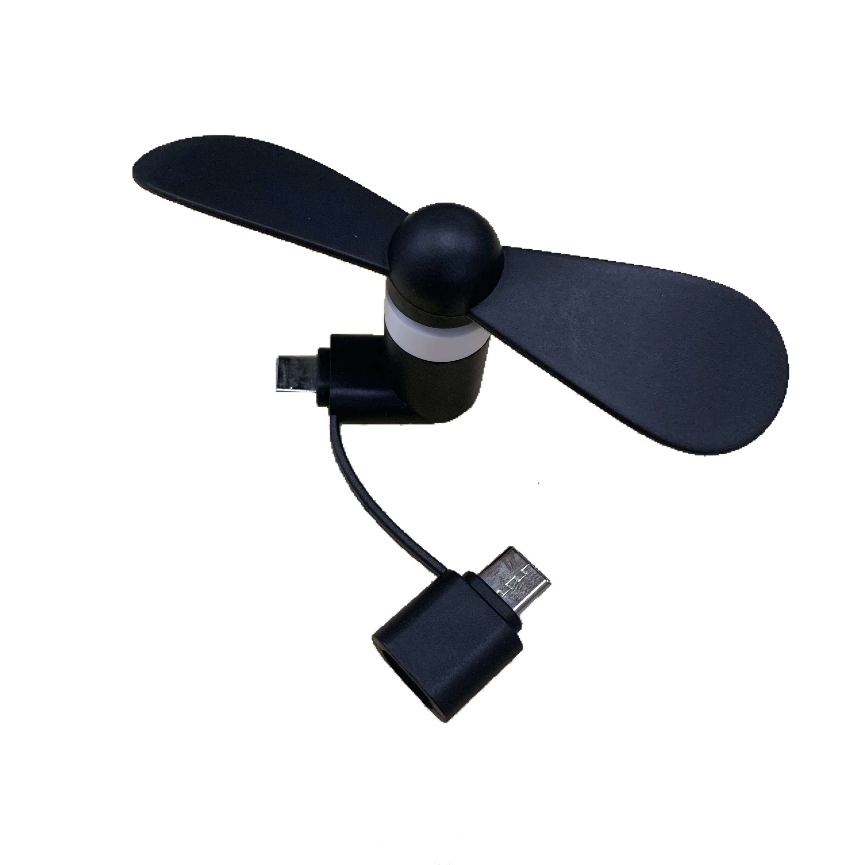 Хорошее качество, новинка, 3 в 1, портативный мини-вентилятор для сотового телефона, для iphone, для Micro USB, для Type C