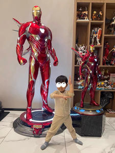 Marvel 1:1ไอรอนแมนไฟเบอร์กลาสฮัลค์ MK50เรืองแสง MK7ห้องนั่งเล่นโรงภาพยนตร์ของตกแต่งห้องแสดงผลขนาดใหญ่ของจีน - Product Image 6