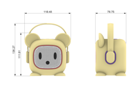 Set Mikrofon Speaker Hadiah Anak-Anak Terbaru Koneksi Nirkabel Mikrofon Speaker