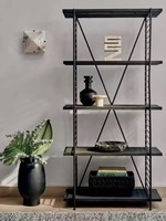 Lampe murale LED industrielle en marbre pour chambre à coucher italienne, style simple, moderne, luxueux et créatif, idéale pour restaurant, bureau, couloir, hôtel, veilleuse