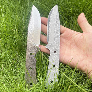 Cuchillo de Acero Damasco VG10 para Dropshipping en Shopify, Hoja en Bruto para Cuchillo de Chef DIY, Cuchilla para Exteriores EDC, Proyecto de Forja de Espiga Completa Semiterminada - Product Image 3