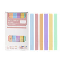Surligneurs pastel 6 couleurs |   Pointe de ciseau douce et lisse de 1 à 4 mm, résistante aux taches, séchage rapide, pour étudiants et professionnels