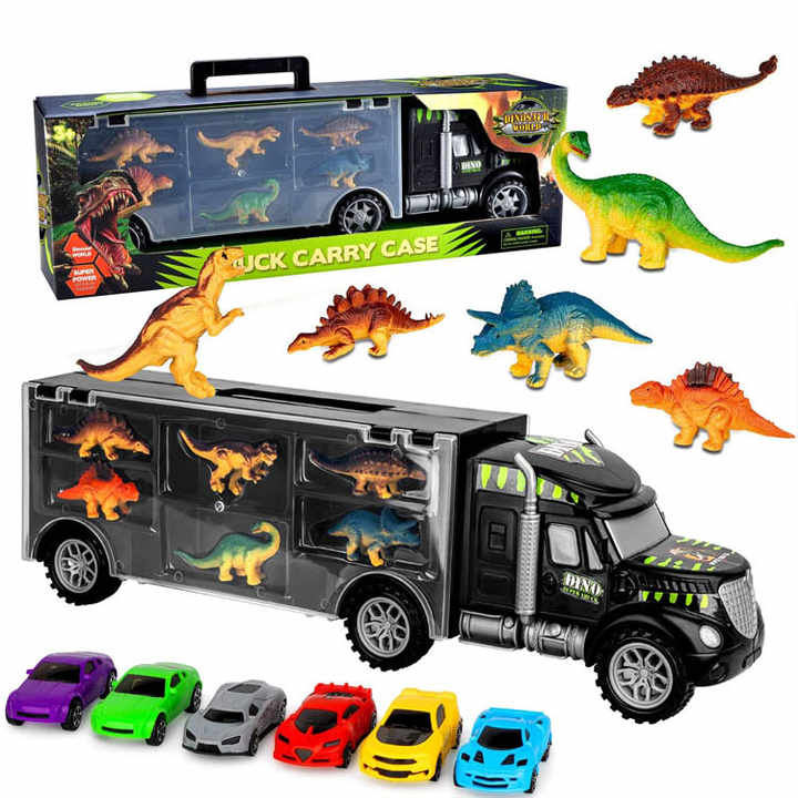 Caminhão Dinossauro - Dinosaur Car Playset Brinquedos para