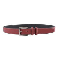 Nouvelle Arrivée Ceinture Femme en Cuir Véritable avec Boucle en Alliage, en Cuir de Vachette Première Couche Grain Litchi pour Jeans et Pantalons Décontractés – En Stock