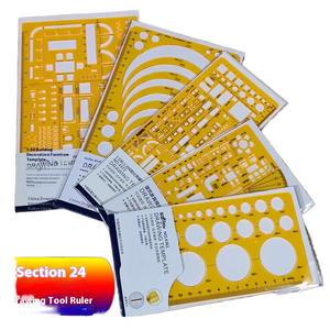 Plastic Golden <strong>Monkey</strong> <strong>Template</strong> Straight Ruler 4.5x100cm for Drawing Design Curve Circle Ellipse Chemical Electrician Radius - Product Image 1