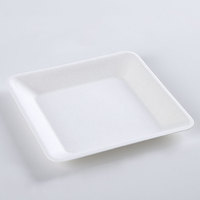 Boîte à lunch en papier de bagasse de canne à sucre jetable biodégradable de 10 pouces avec insert en bambou maintenant disponible sur le marché des EAU