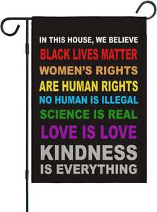 Bandera de Orgullo, Bandera de Jardín Black Lives Matter, Vertical, Doble Cara, 12 "x18", Decoración Interior y Exterior para Patio - Product Image 2