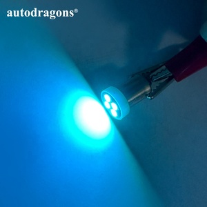 ออโต้ดรากอนส์ # หลอดไฟ LED แบบ Bayonet 44/47 Super Bright Quad 4LED 6.3v สำหรับเครื่อง Pinball ป้องกันการกระพริบ - Product Image 2