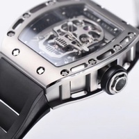 Montre Tourbillon Classique en Forme de Tête de Mort, Design Mécanique Luxueux, Style Unique Mettant en Valeur la Personnalité