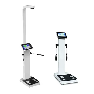 Đa Chức Năng Sức Khỏe Siêu Âm Kiểm Tra Kiosk Con Người Chiều Cao Trọng Lượng BMI Cân Bằng Quy Mô Cơ Thể Chất Béo Phân Tích