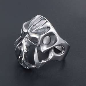 Monster Skull <b>Titanium</b> Steel <b>Ring</b> For Men Party Jewelry SA887 - Product Image 4