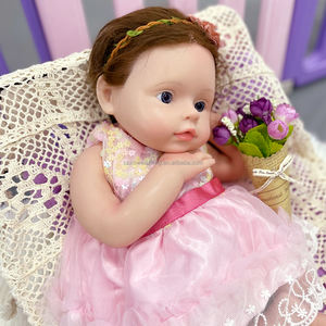Loveyl 45CM <span class=keywords><strong>Réaliste</strong></span> <span class=keywords><strong>Reborn</strong></span> <span class=keywords><strong>Bébé</strong></span> <span class=keywords><strong>Fille</strong></span> Poupée Corps Complet Solide Silicone <span class=keywords><strong>Très</strong></span> Doux DIY Jouet pour Art Cadeaux D'anniversaire - Product Image 4