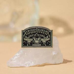 Gran oferta de murciélago Retro oscuro de Halloween para Pin de solapa, Pin de sombrero de aleación de Zinc niquelado para manualidades de Metal o regalo - Product Image 4