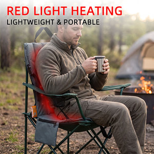 Asiento Plegable <span class=keywords><strong>para</strong></span> Estadio Mydays con Luz <span class=keywords><strong>LED</strong></span> Roja y Calefacción, Silla <span class=keywords><strong>para</strong></span> <span class=keywords><strong>Gradas</strong></span> con Asa de Transporte y Bolsillo Lateral <span class=keywords><strong>para</strong></span> Campamento y Deportes - Product Image 5
