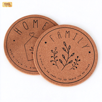 Sous-verres et dessous-de-plat en liège résistants à la chaleur, antidérapants, pour la maison, les restaurants, les hôtels et les cafés, plusieurs tailles, option de logo personnalisé