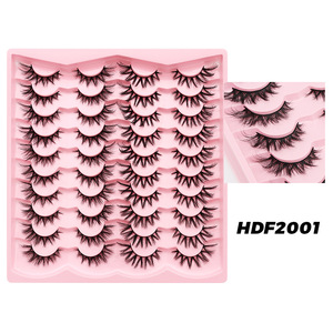 20 Paires de Cils en Vison Naturel en Plateaux, Faux Cils 3D, Fournisseur en Gros de Produits de Beauté - Product Image 5