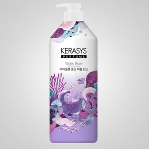 Kerasys Perfume Rinse Violet 1L Fragancia Textura Suave Brillo Intenso Acondicionador Cuidado del Cabello Origen KR Para Todo Tipo de Cabello - Product Image 2