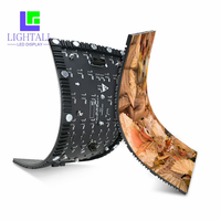 Anpassbares P1.86 Weiches Flexibles LED-Modul 4K SMD-Display Hochauflösende Indoor-Gebogene Bildschirme für Werbung 320x160mm