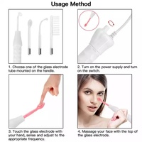 Appareil de beauté à l'ozone pour usage domestique, équipement de soin de la peau haute fréquence, baguette de beauté électrique portative