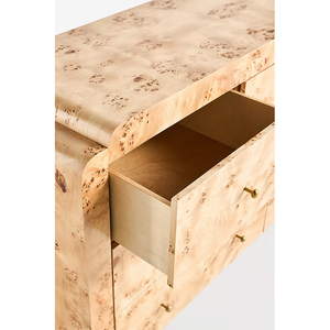 Nhà Máy Thủ Công Chất Lượng Cao Hiện Đại Nhà Phòng Ngủ Đồ Nội Thất Burl Gỗ Kết Thúc Bảy-Ngăn Kéo Tủ - Product Image 4