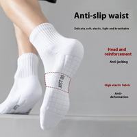 Chaussettes de sport personnalisées pour le basketball et la gym, respirantes, à semelle éponge, tricotées, style athlétique