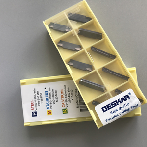 Plaquettes de coupe carrées en carbure MGMN300-M LF6018 Deskars pour tour CNC - Outils de tournage et de fraisage personnalisables OEM - Product Image 2