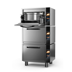 Olla Arrocera Automática de Acero Inoxidable, Olla para Cocinar al Vapor, Olla de Gran Capacidad para Cocina de Hotel, KF, KF Comercial - Product Image 5