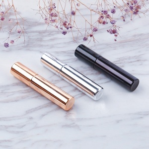 Factory Cosmetic Perfume Bottles 10ml Mini Electroplated Gold <b>Silver</b> Black Glass Perfume <b>Spray</b> Atomizer Bottles for Travel - Product Image 6
