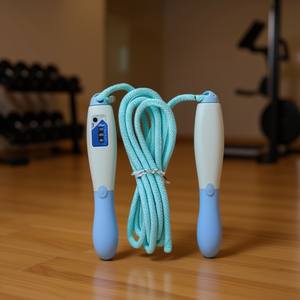 Corde à sauter mécanique en coton HB Sport 270 cm pour fitness et exercice - Product Image 2