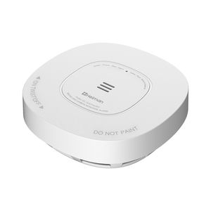 Détecteur de fumée filaire AC Heiman avec alarme CO et batterie de secours 10 ans, interconnexion sans fil jusqu'à 40 unités pour la sécurité domestique - Product Image 1