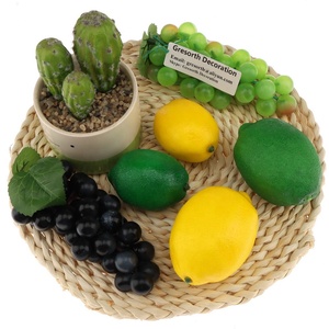 Grandes décorations de citrons verts artificiels en mousse, réalistes, pour la maison et les fêtes - Product Image 3