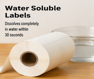 Étiquettes alimentaires solubles dans l'eau de 1x2 pouces, résistantes à l'huile, sans BPA, pour congélateur - Product Image 6