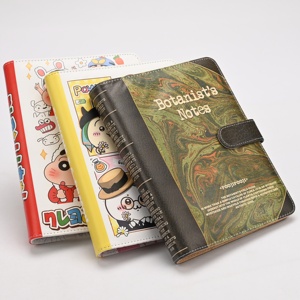 Reliure à anneaux personnalisée, classeur de bureau, dossier pour classement, présentation, planificateur, album, <span class=keywords><strong>catalogue</strong></span> avec couverture en papier lin PU - Product Image 1