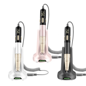 Portable USB <b>Nail</b> Polish Machine with Large Capacity Charging Unloading Tool Set Steel Material <b>Nail</b> Drill Machine 35000 Rpm - Product Image 4