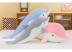 Fabrik OEM Plüschtier Delfin Puppe Aquarium Puppe Meerestier Delfin Wal Geschenk Schlafkissen ODM Spielzeug Heimkissen Plüschpuppe - Product Image 6