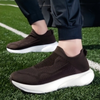 Nouvelles chaussures décontractées respirantes pour hommes, style sportif, légères, à enfiler, pour la marche, baskets pour hommes