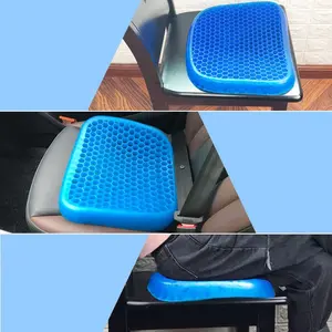 Comfortable 0 Gravity Tailbone Orthopedic Blood Circulation Chair Cooling Gel Enhanced Memory Foam Cushion